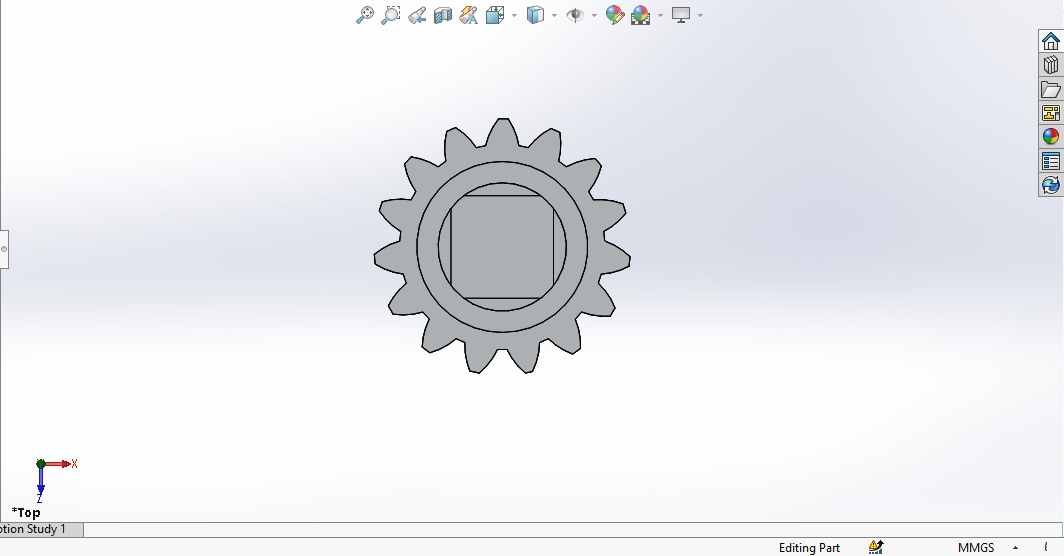 Industrial Gear Shaft CNC  3D Printable Mechanical Part 3D print model_2