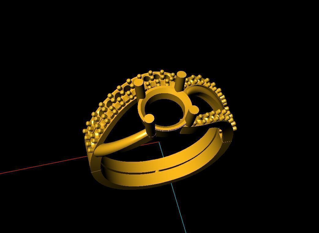 ladis ring 29 pic 3D print model_14
