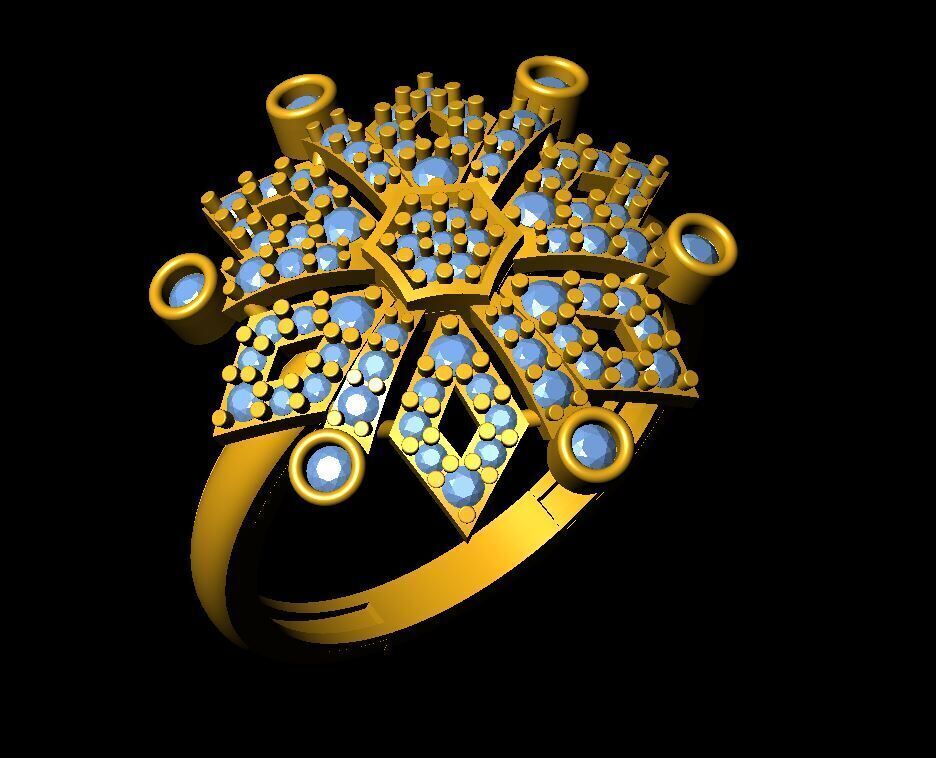 ladis ring 29 pic 3D print model_28