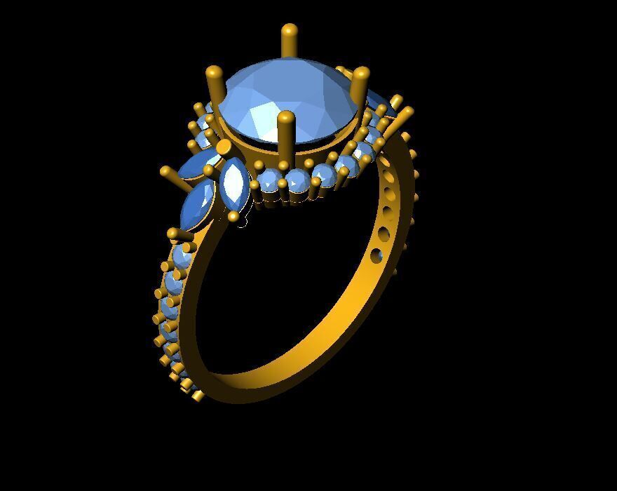 ladis ring 29 pic 3D print model_7