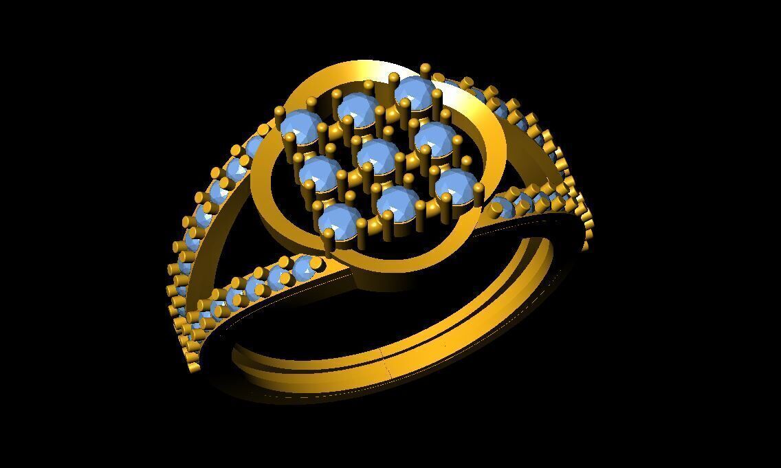 ladis ring 29 pic 3D print model_13