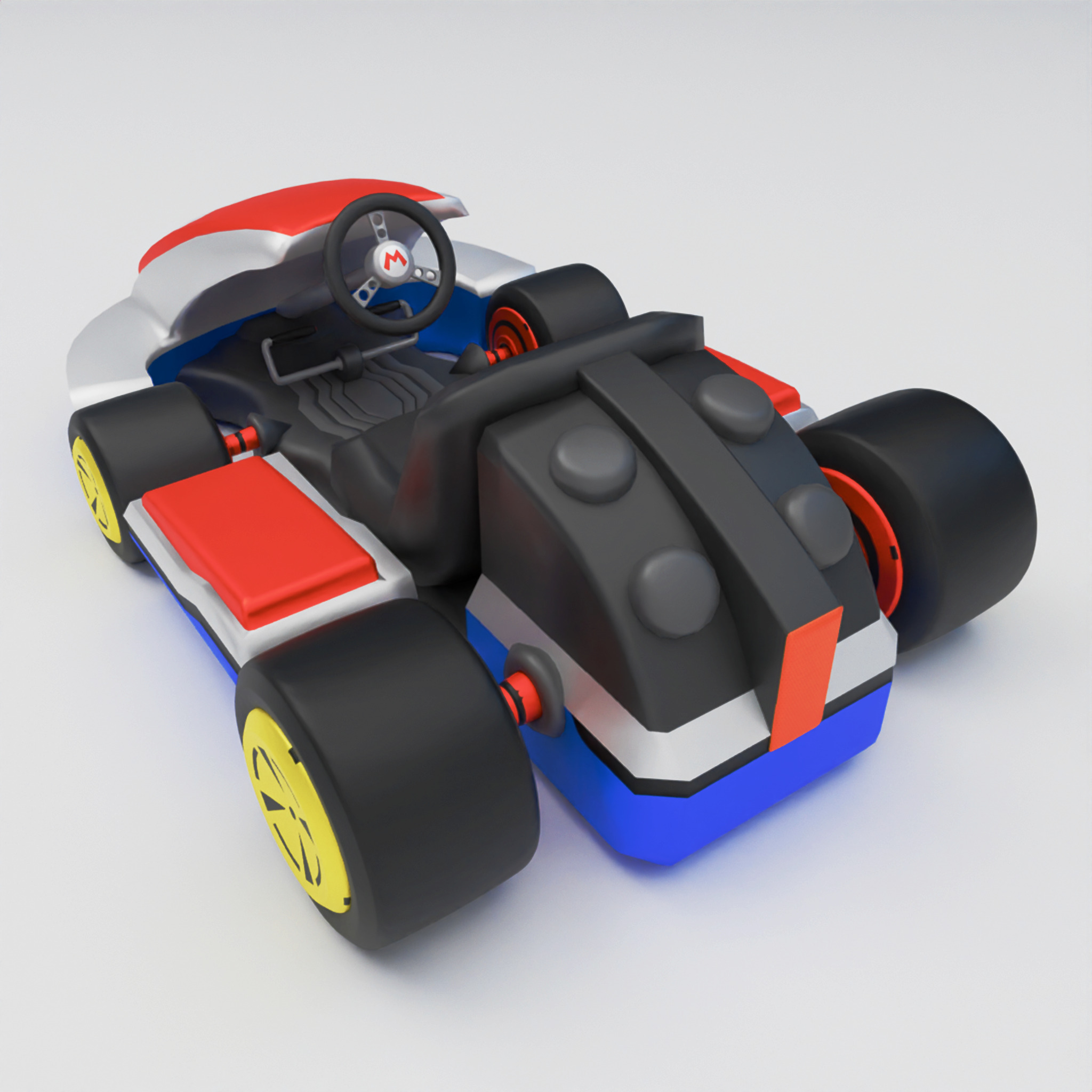 Mario Kart 3D Model Iconic Racing RC Vehicle 3D print model_2