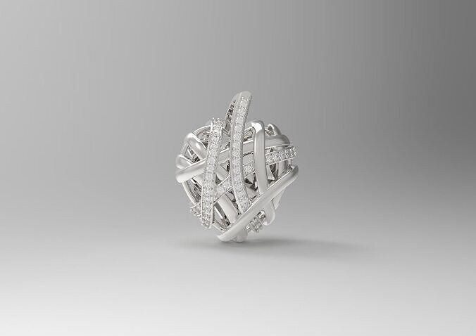 heart jewelry pendant jp0024 3D print model