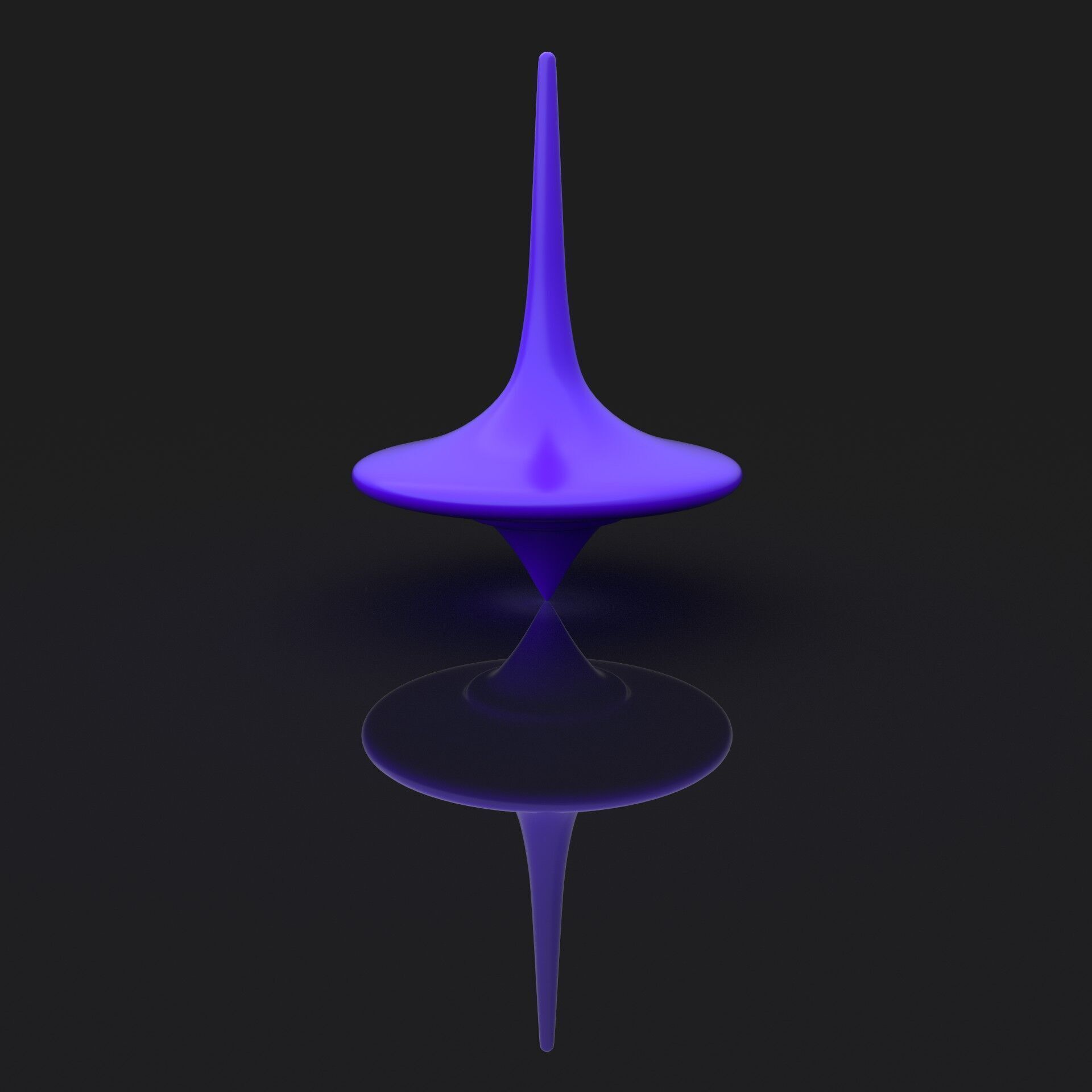 Spinning Top Free 3D print model_1