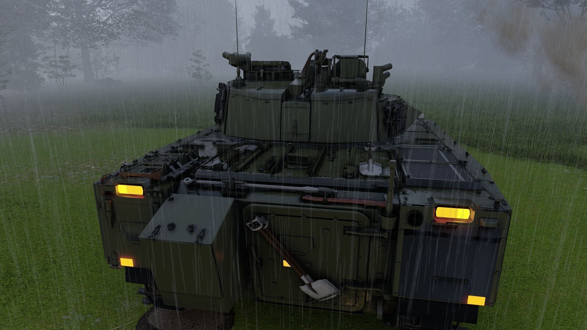 Combat Vehicle 90 3D model_53