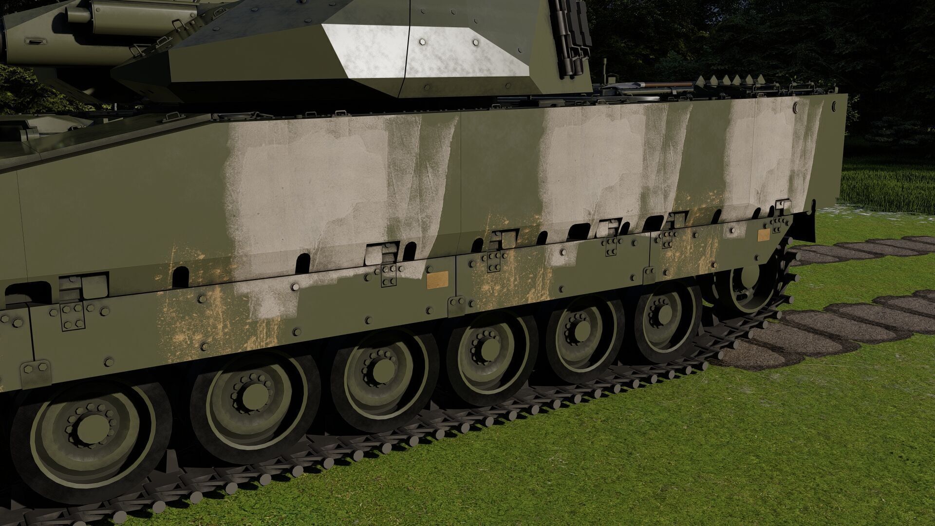 Combat Vehicle 90 3D model_31