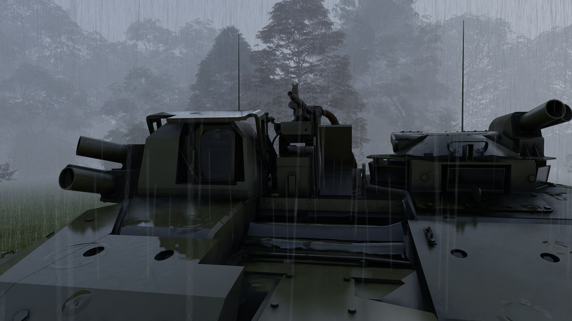 Combat Vehicle 90 3D model_49