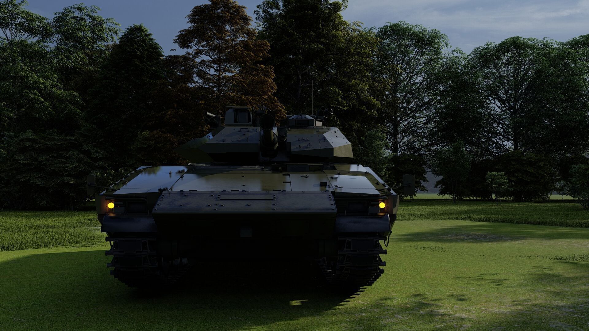 Combat Vehicle 90 3D model_28