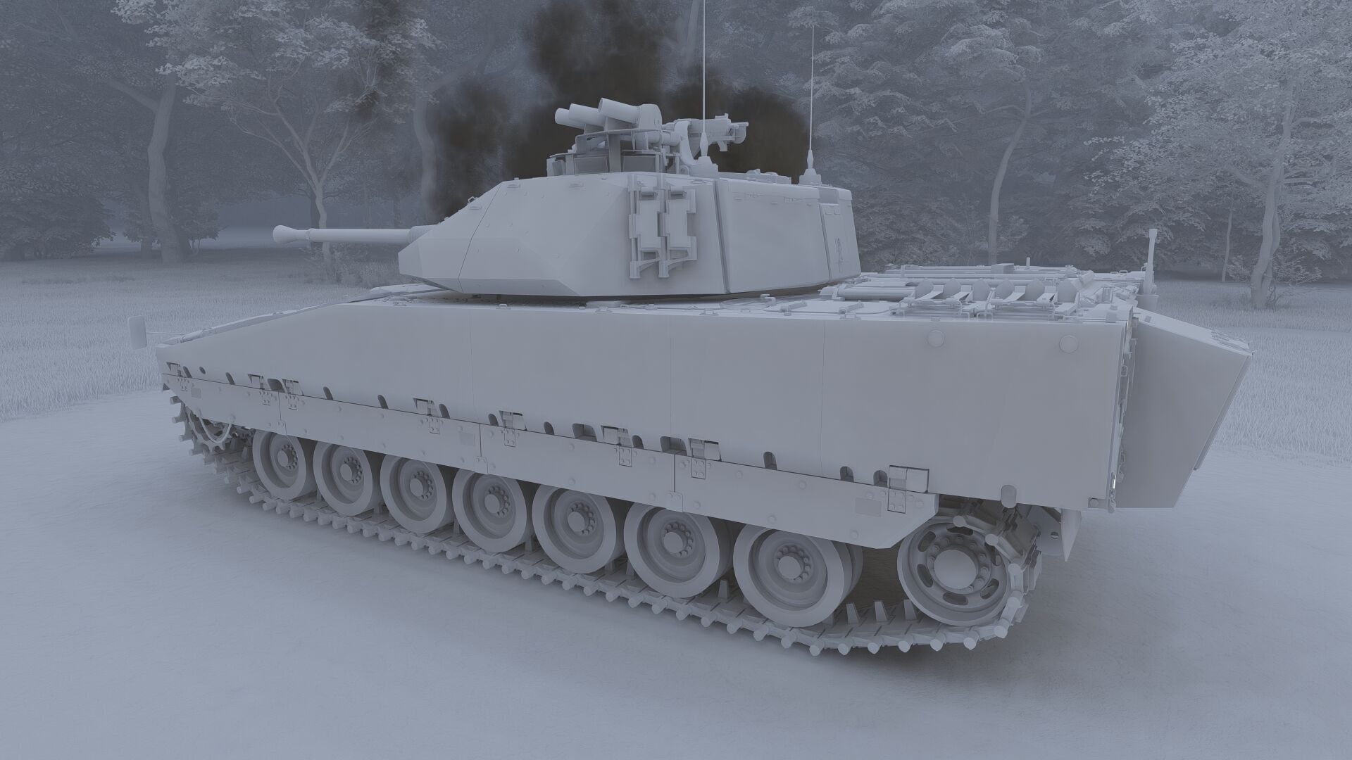 Combat Vehicle 90 3D model_55