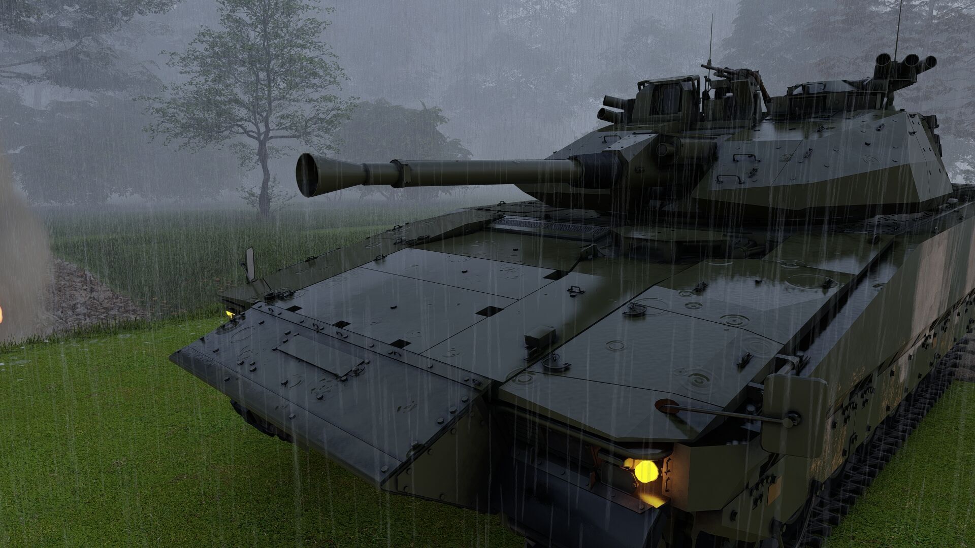 Combat Vehicle 90 3D model_51