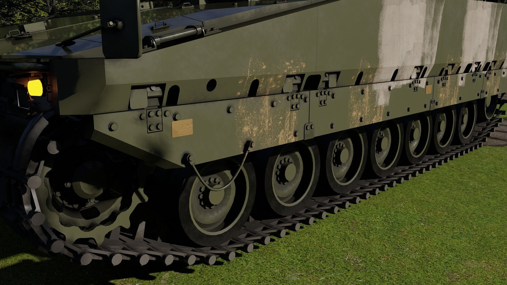 Combat Vehicle 90 3D model_29