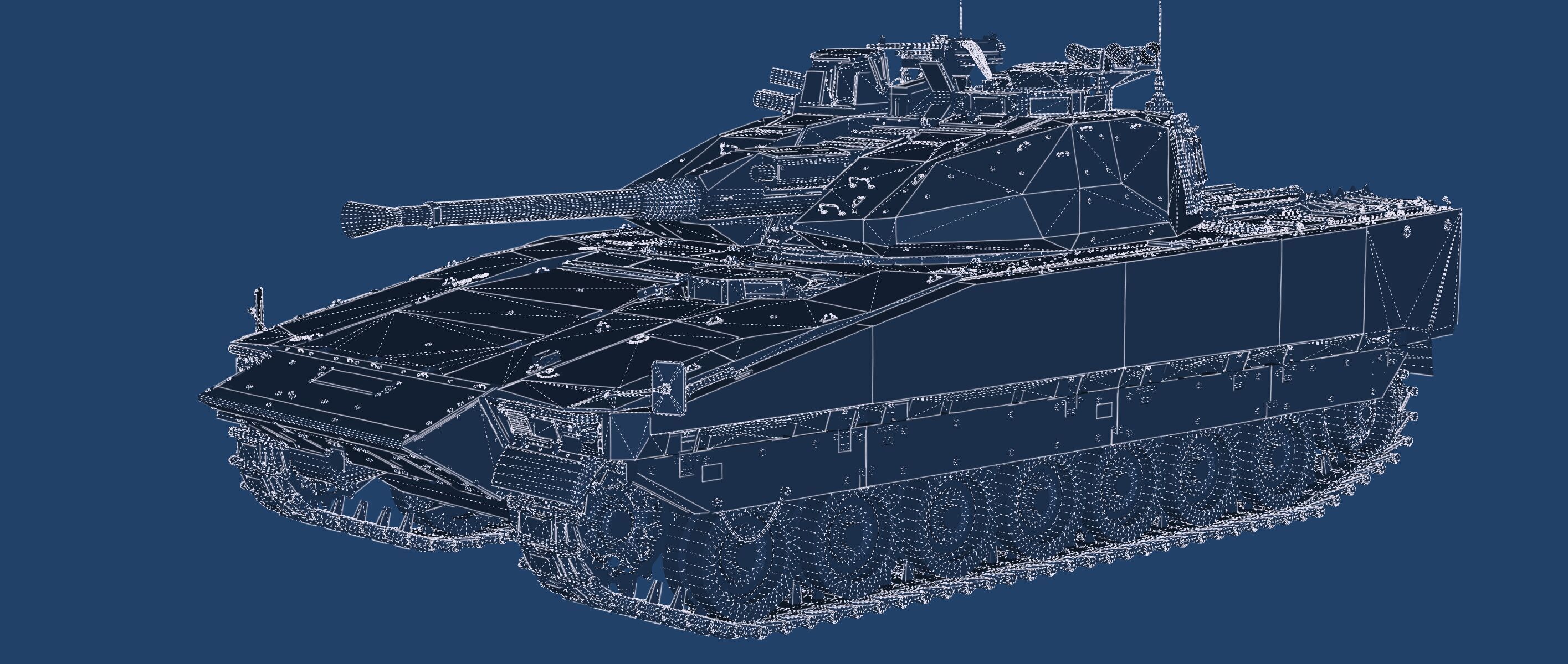 Combat Vehicle 90 3D model_66