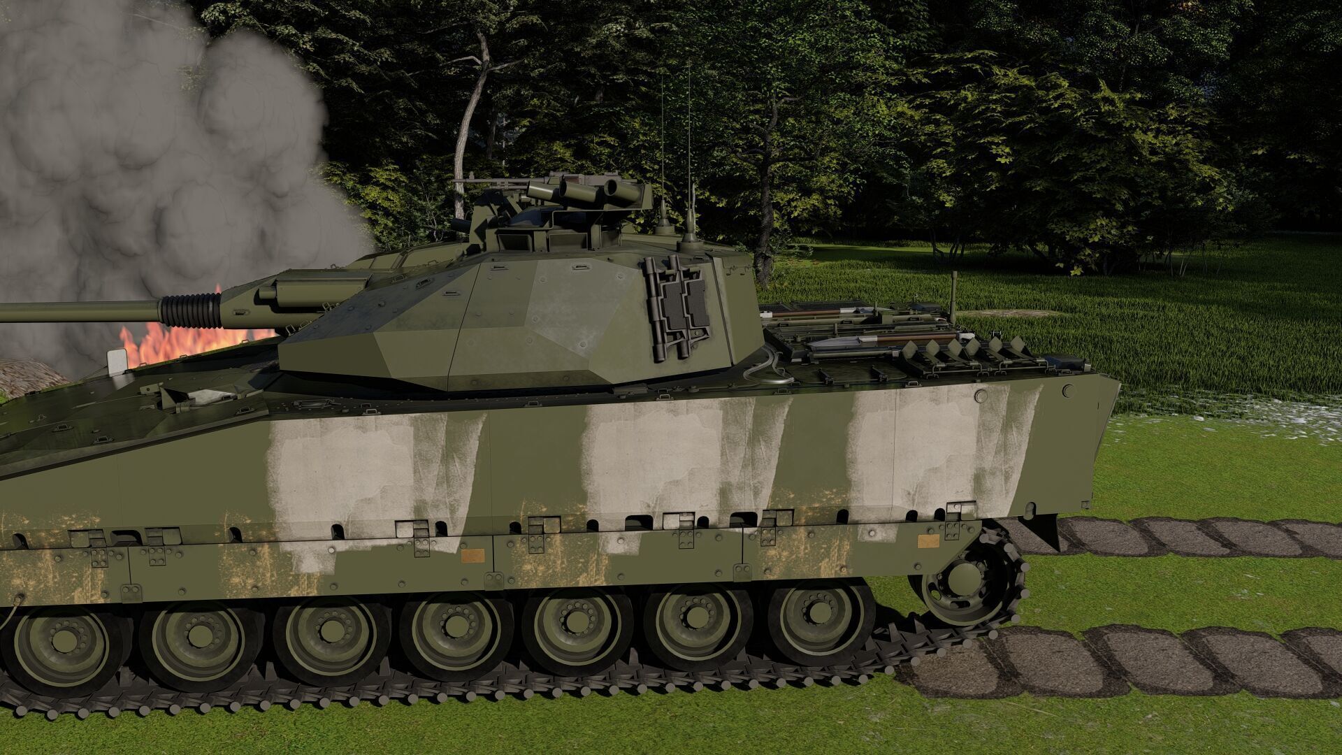 Combat Vehicle 90 3D model_37