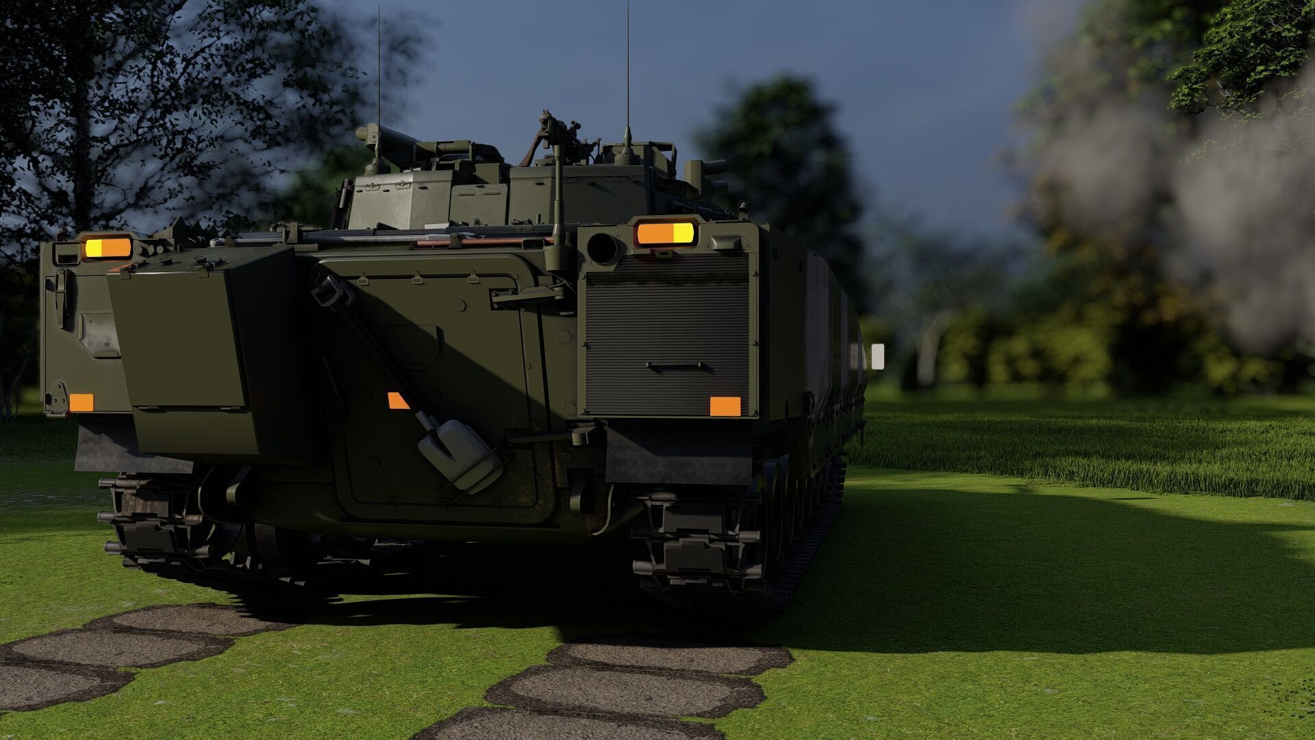 Combat Vehicle 90 3D model_26