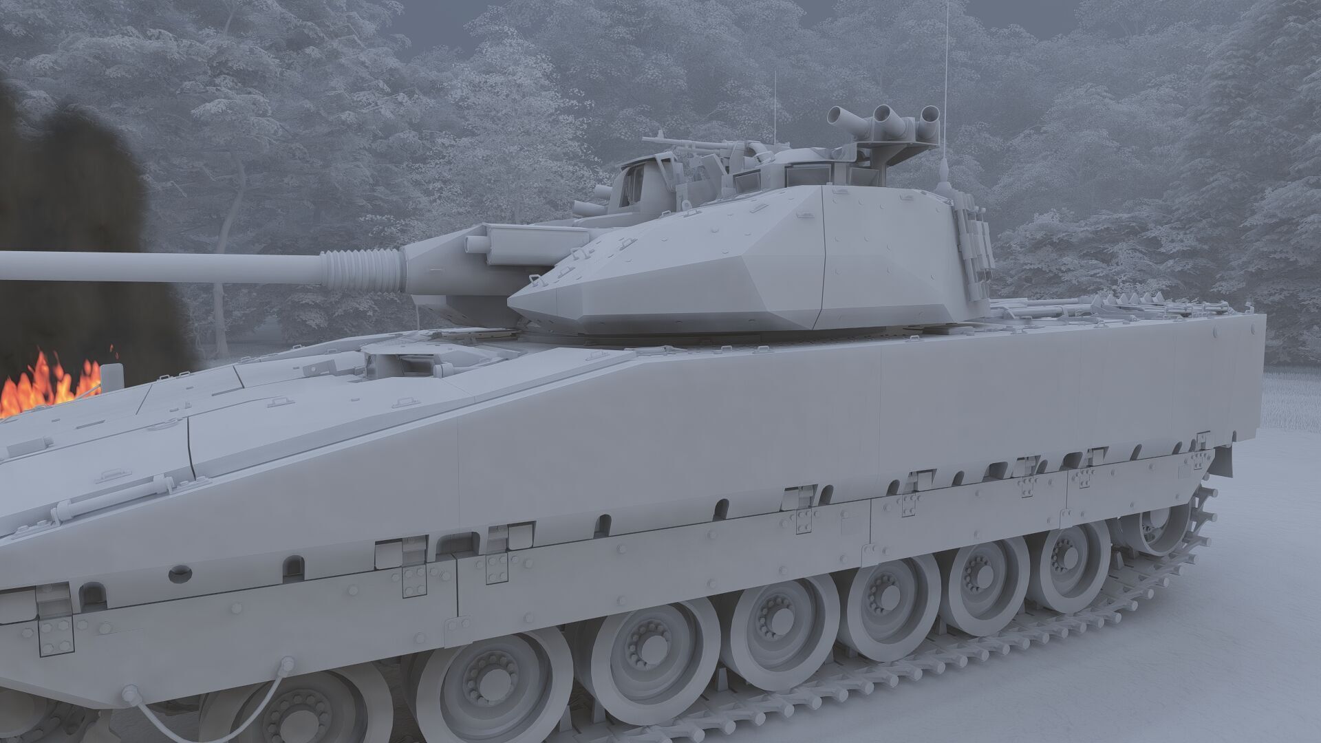 Combat Vehicle 90 3D model_59