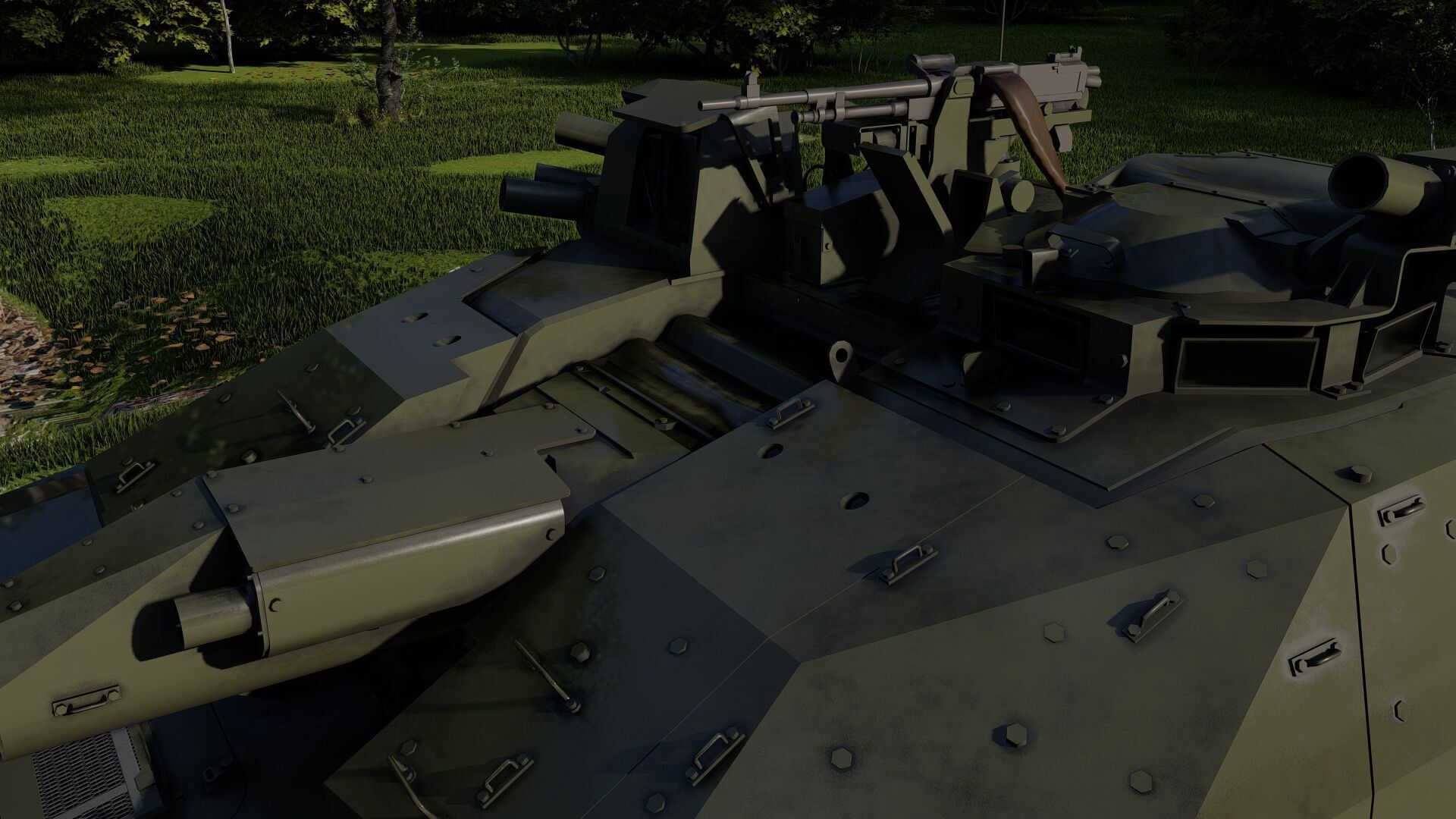 Combat Vehicle 90 3D model_36