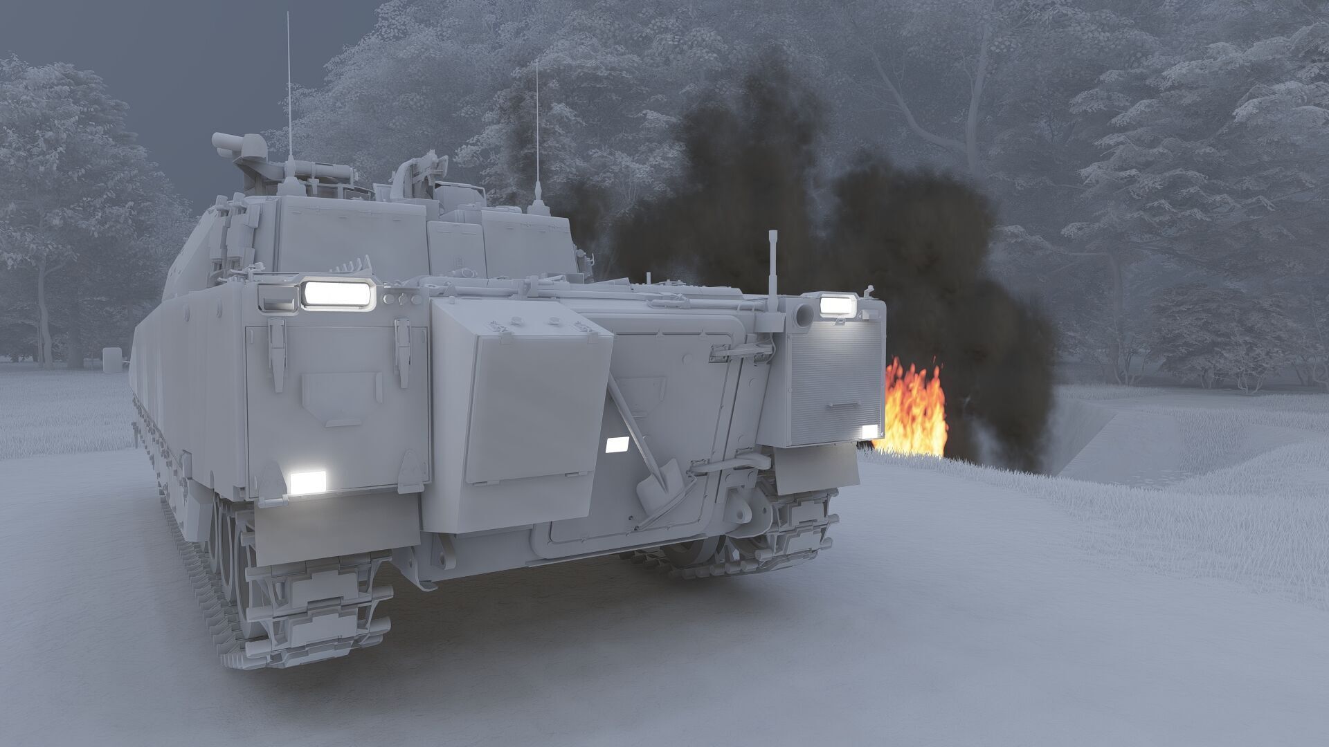 Combat Vehicle 90 3D model_56