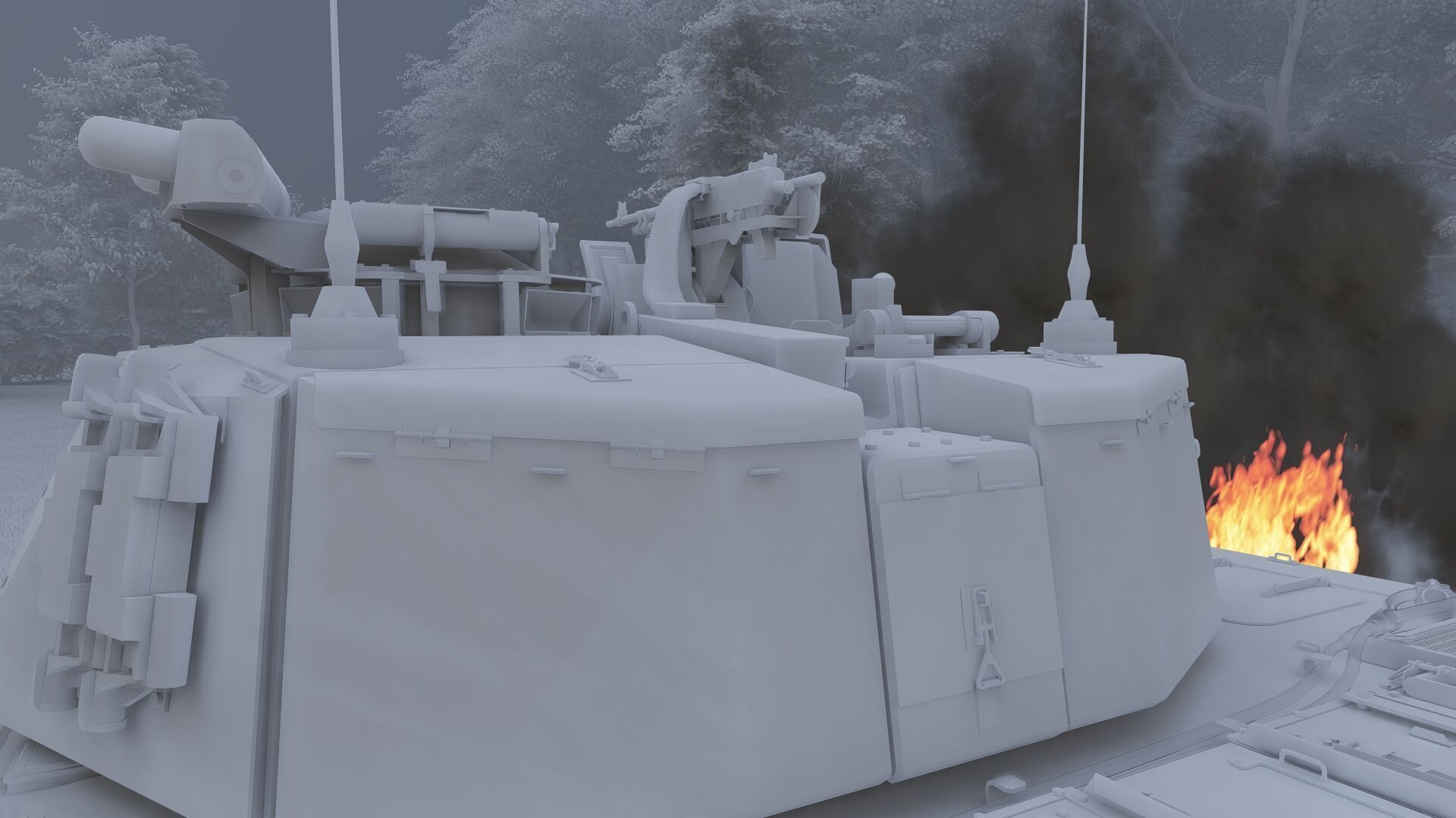 Combat Vehicle 90 3D model_62