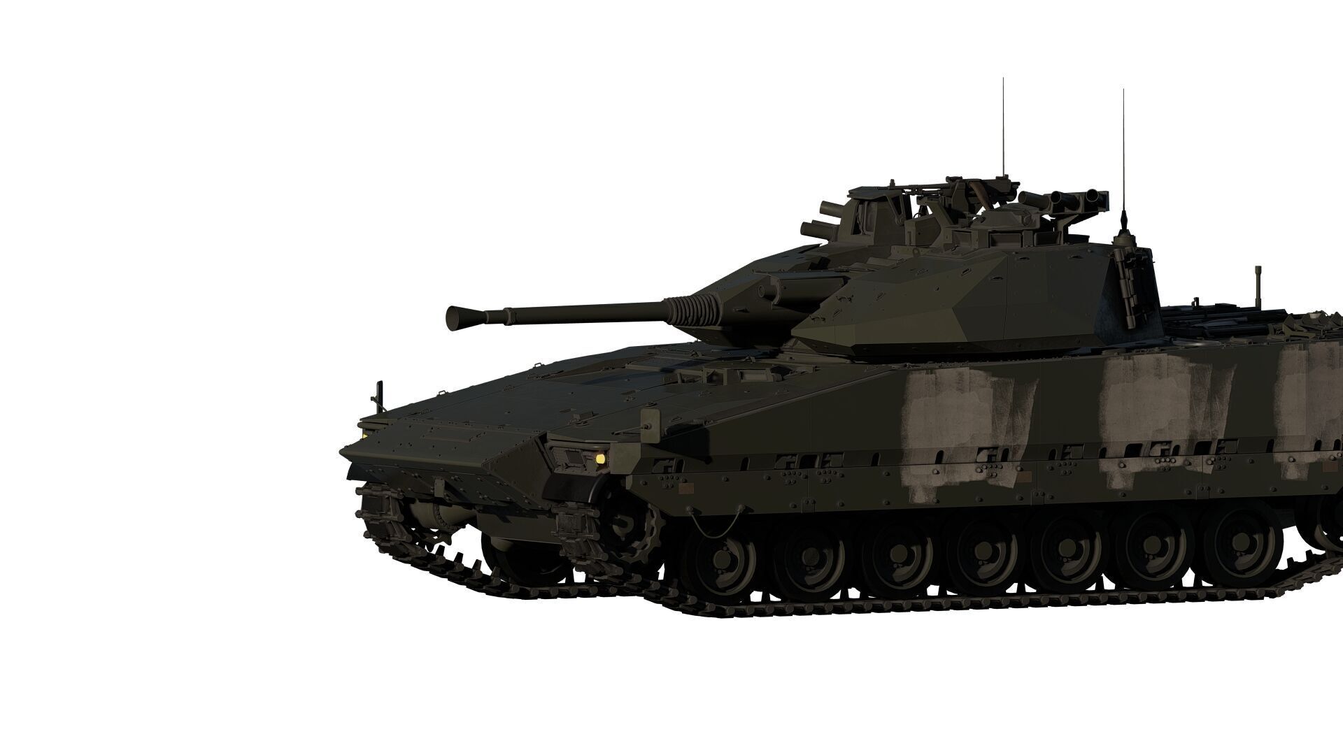 Combat Vehicle 90 3D model_4