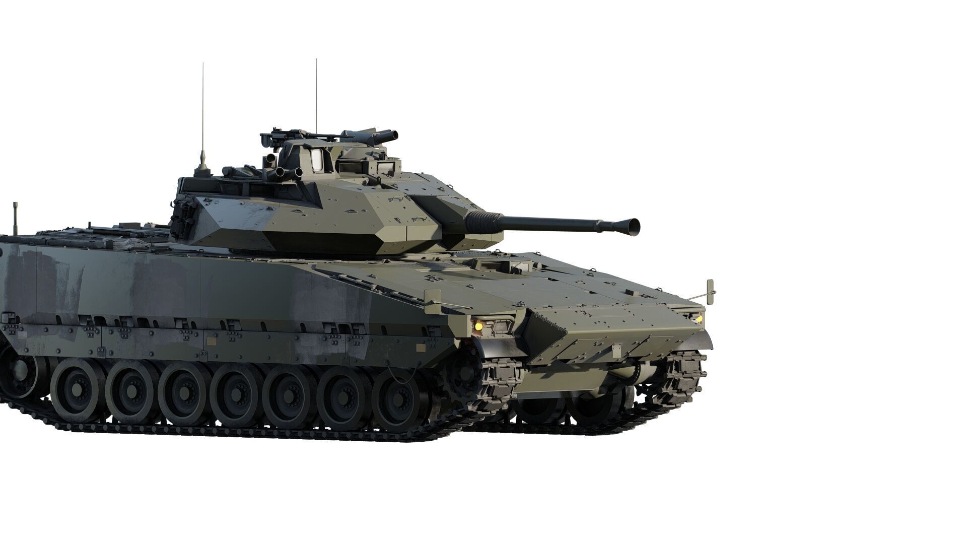 Combat Vehicle 90 3D model_23