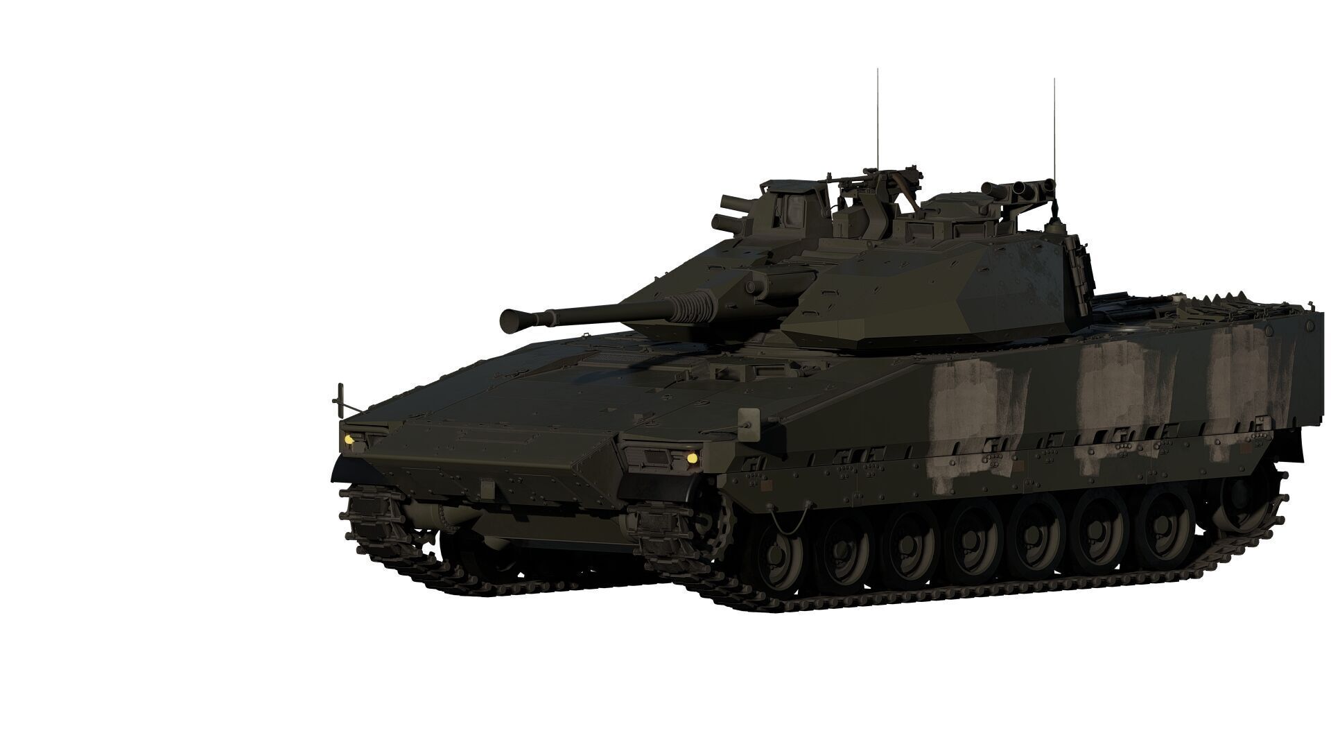 Combat Vehicle 90 3D model_2