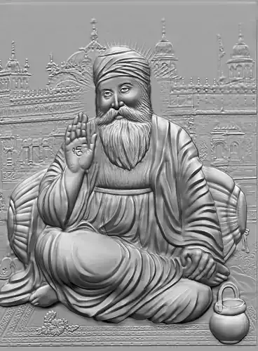 GuruNanak Ji 3d Print Panel 