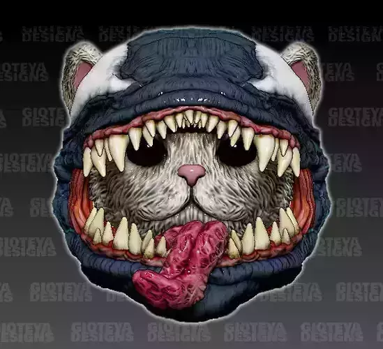 Animal Cosplay Venom Cat