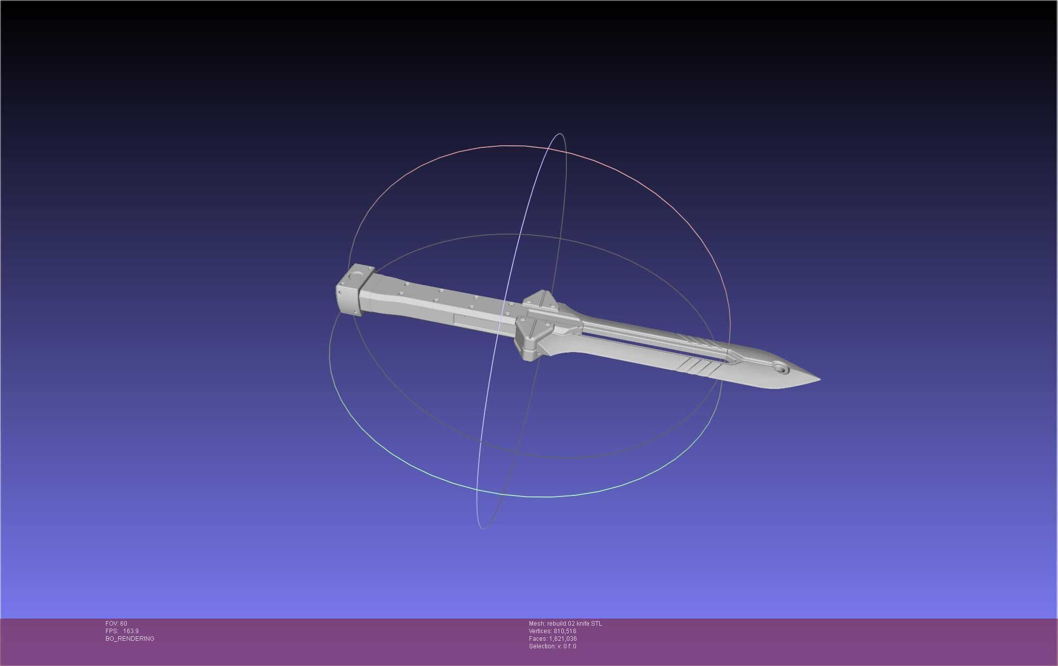 Evangelion Rebuild Unit 2 Prog Knife 3D print model_7