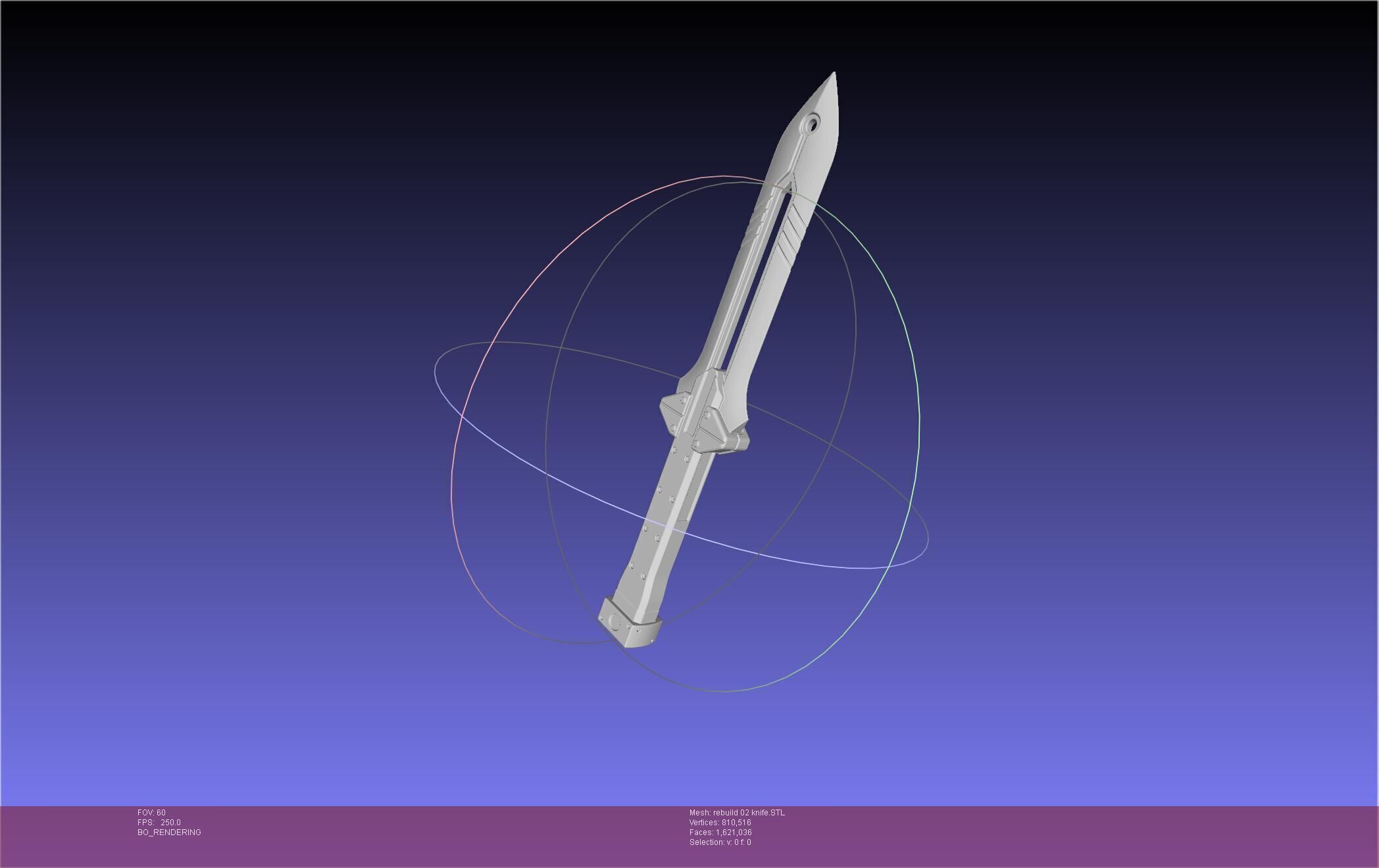 Evangelion Rebuild Unit 2 Prog Knife 3D print model_17