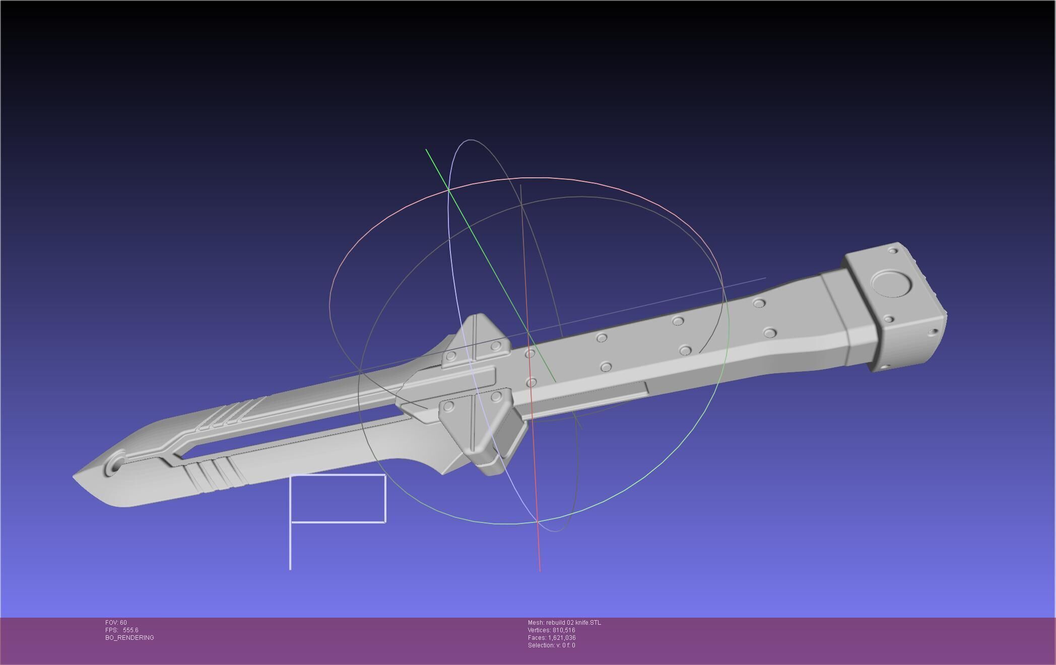 Evangelion Rebuild Unit 2 Prog Knife 3D print model_43