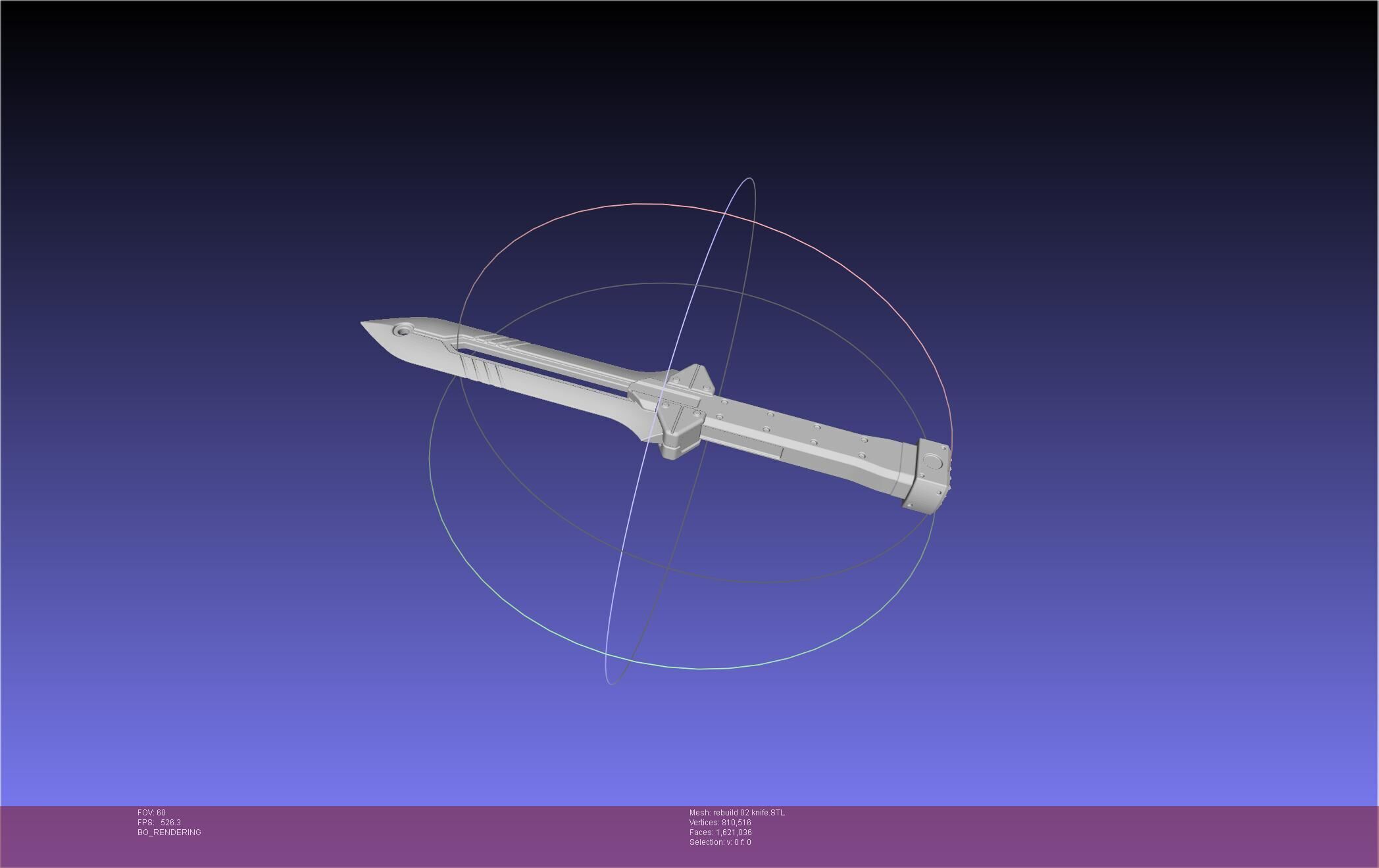 Evangelion Rebuild Unit 2 Prog Knife 3D print model_3