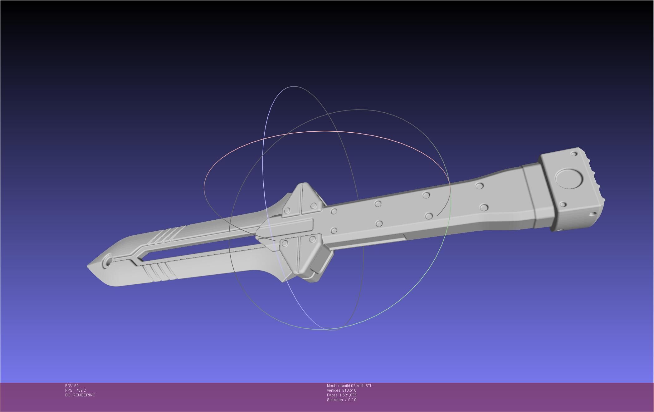 Evangelion Rebuild Unit 2 Prog Knife 3D print model_42