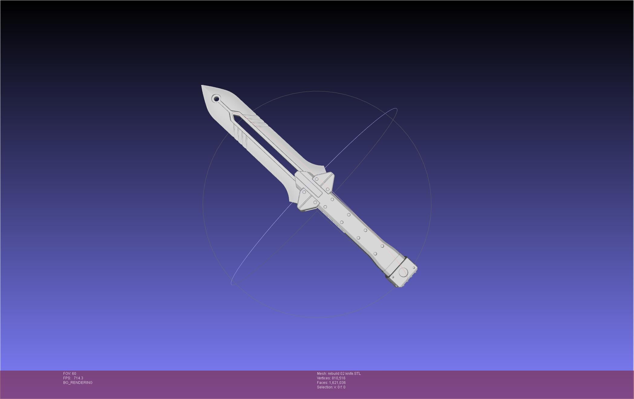 Evangelion Rebuild Unit 2 Prog Knife 3D print model_1