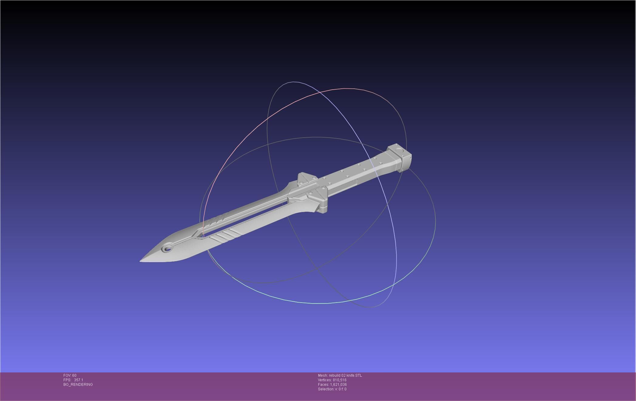 Evangelion Rebuild Unit 2 Prog Knife 3D print model_4