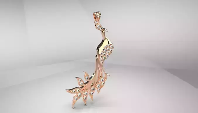 Peacock pendant jewelry jp0254