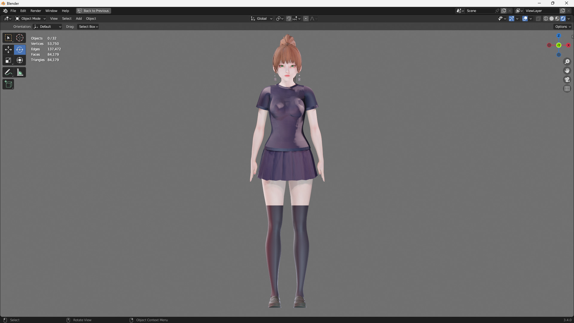 Casual Clothing 0016 - UE5 - Unity - Blender - Animated Low-poly 3D model_7