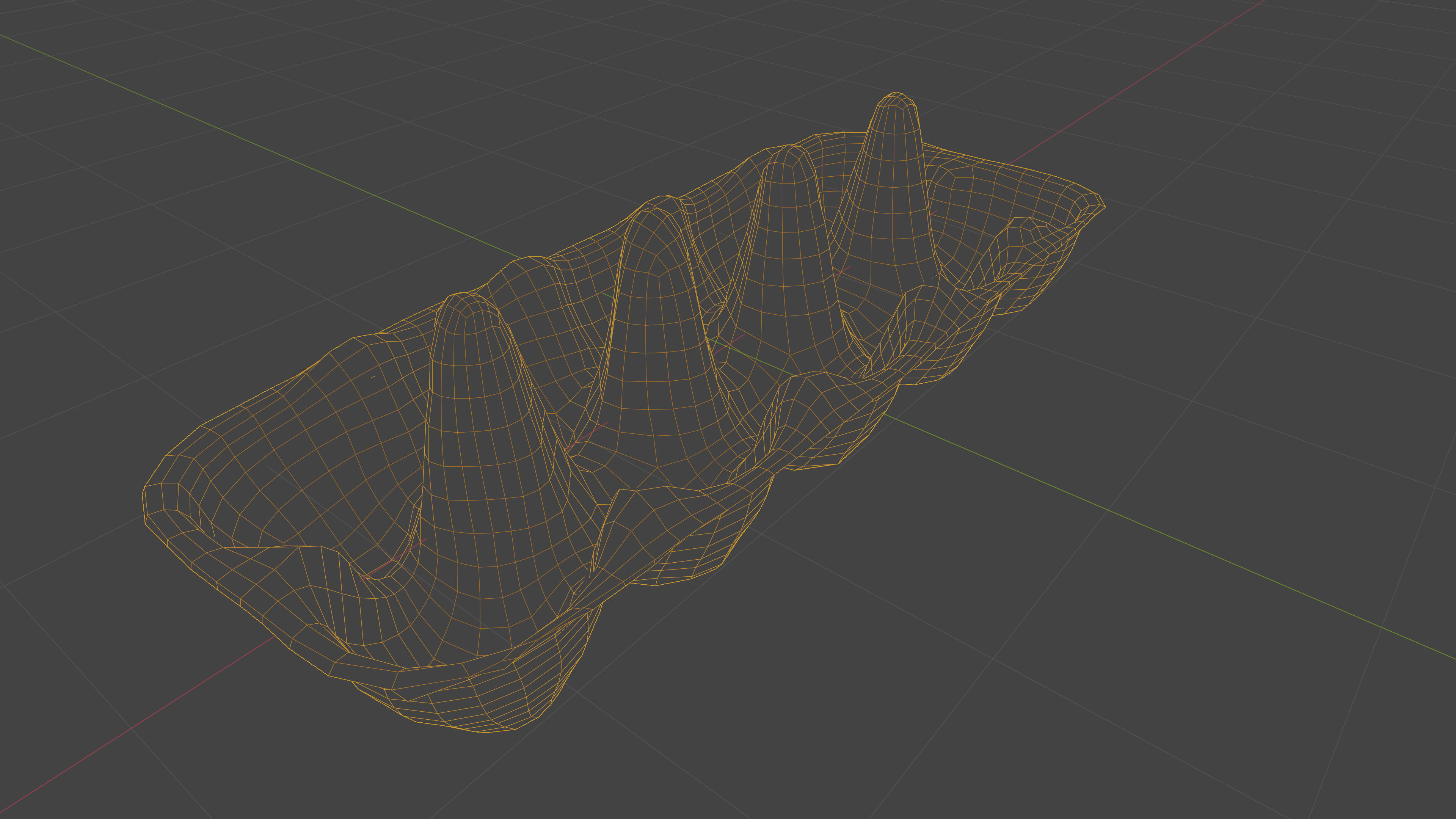 Scanned paper egg tray Low-poly 3D model_4