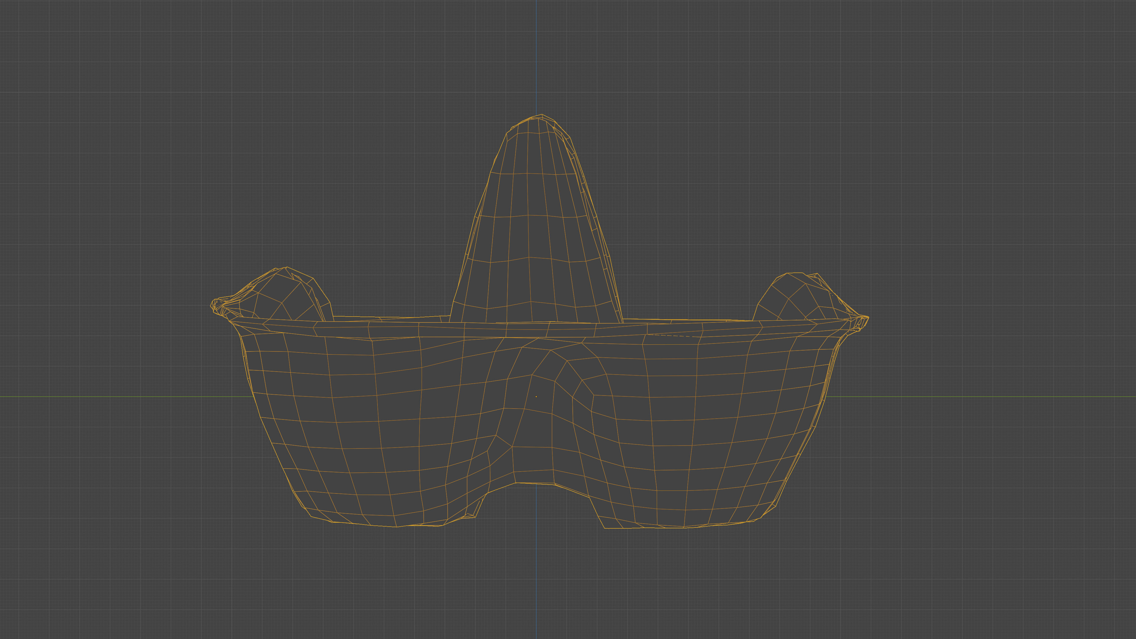 Scanned paper egg tray Low-poly 3D model_23