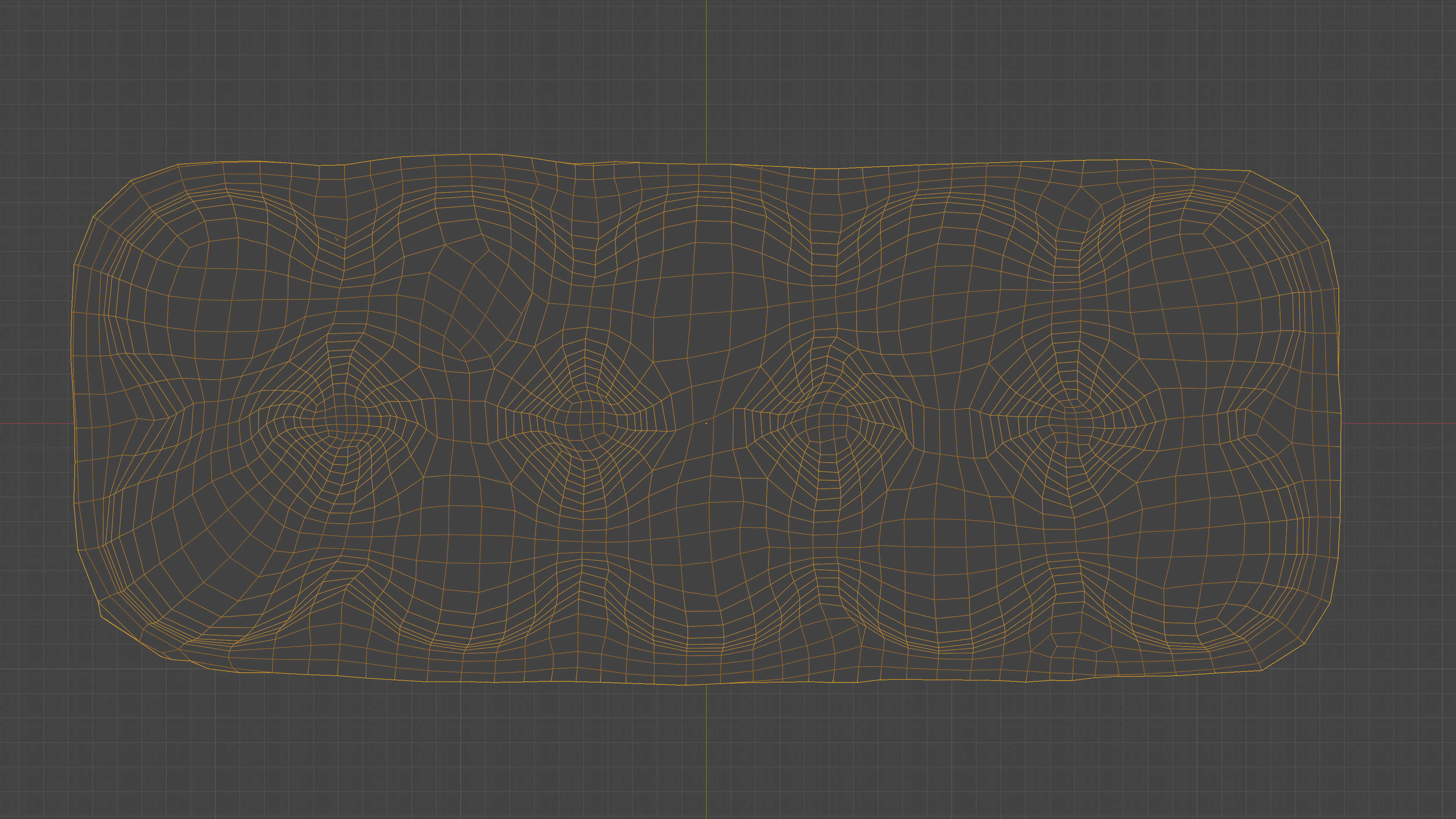 Scanned paper egg tray Low-poly 3D model_21