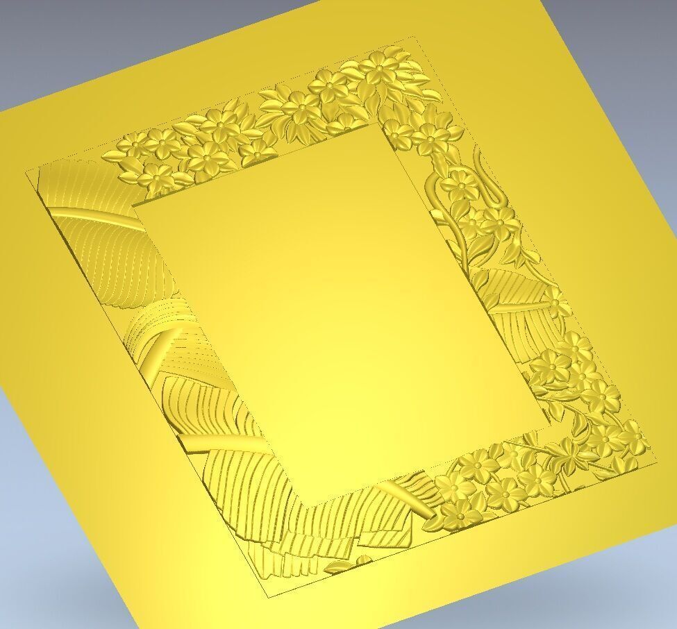 3D FRAME WALLART 3D model_1