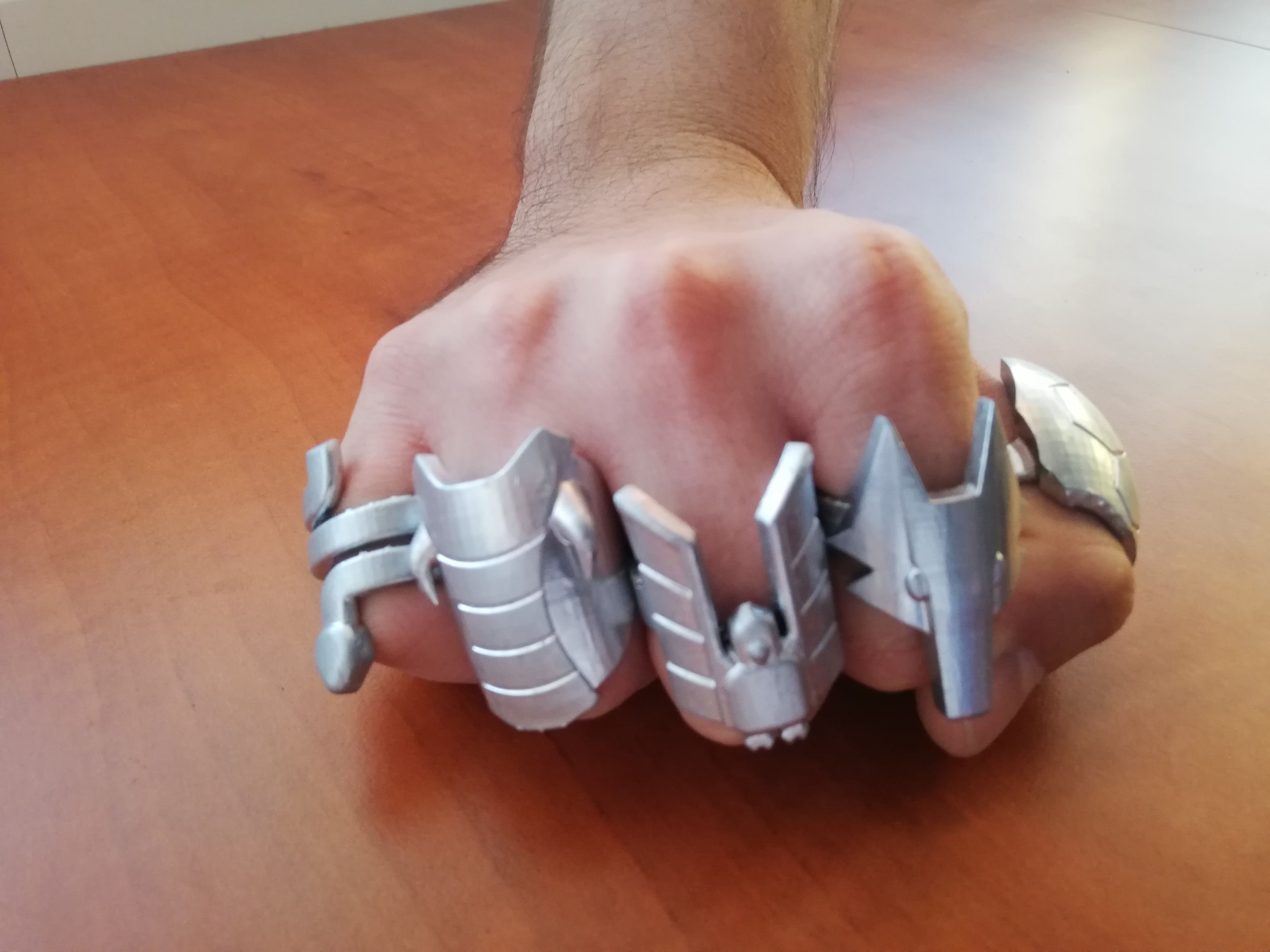 SILVER ARMS from Shaman king Free 3D print model_5