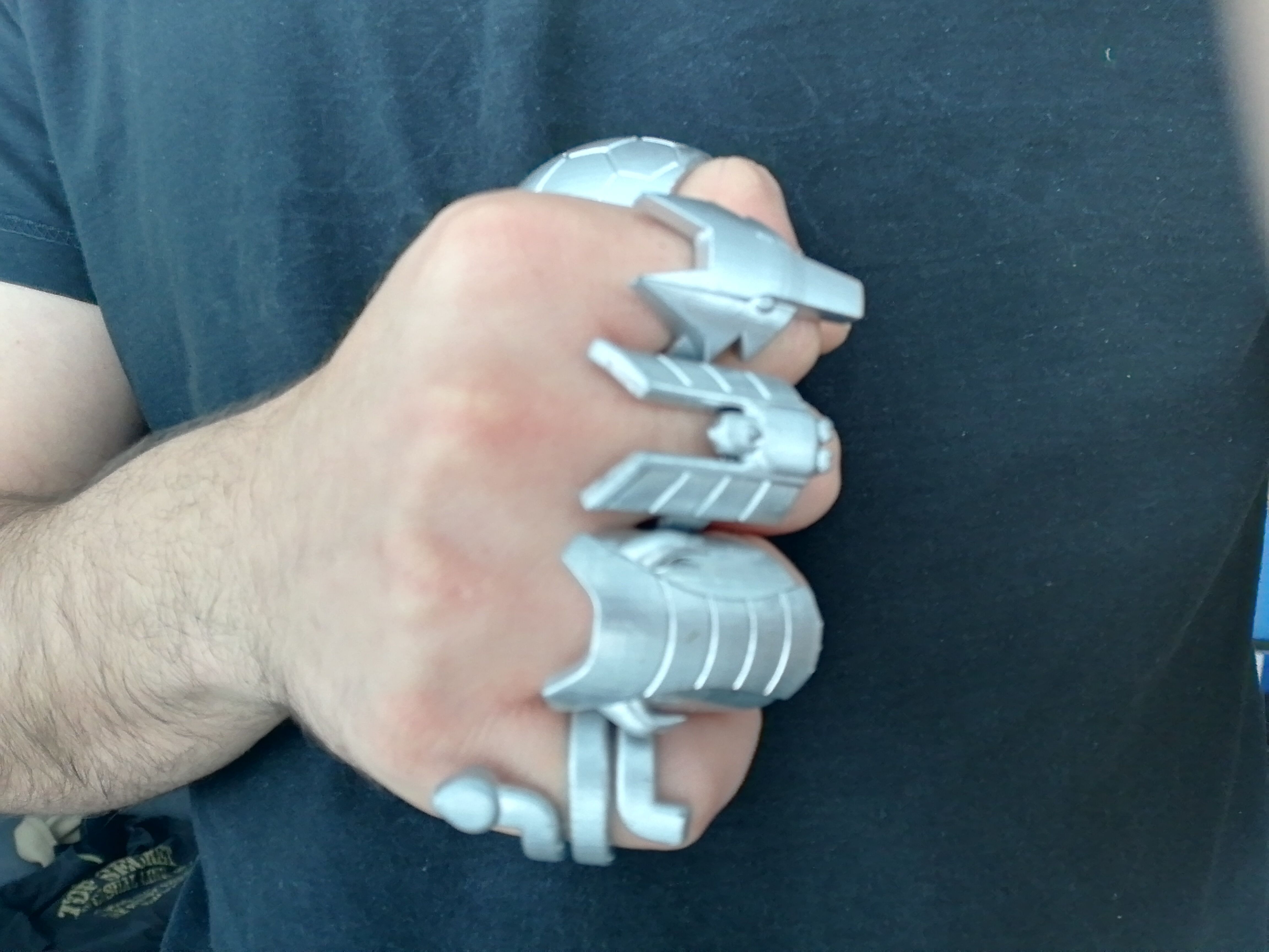 SILVER ARMS from Shaman king Free 3D print model_7