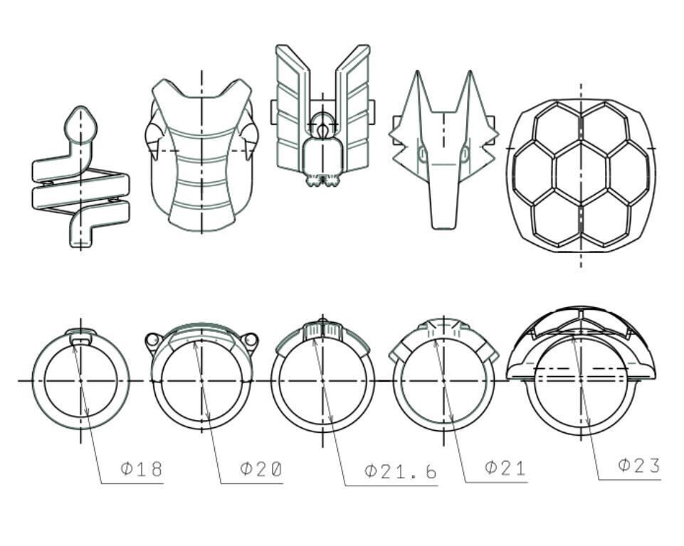 SILVER ARMS from Shaman king Free 3D print model_8