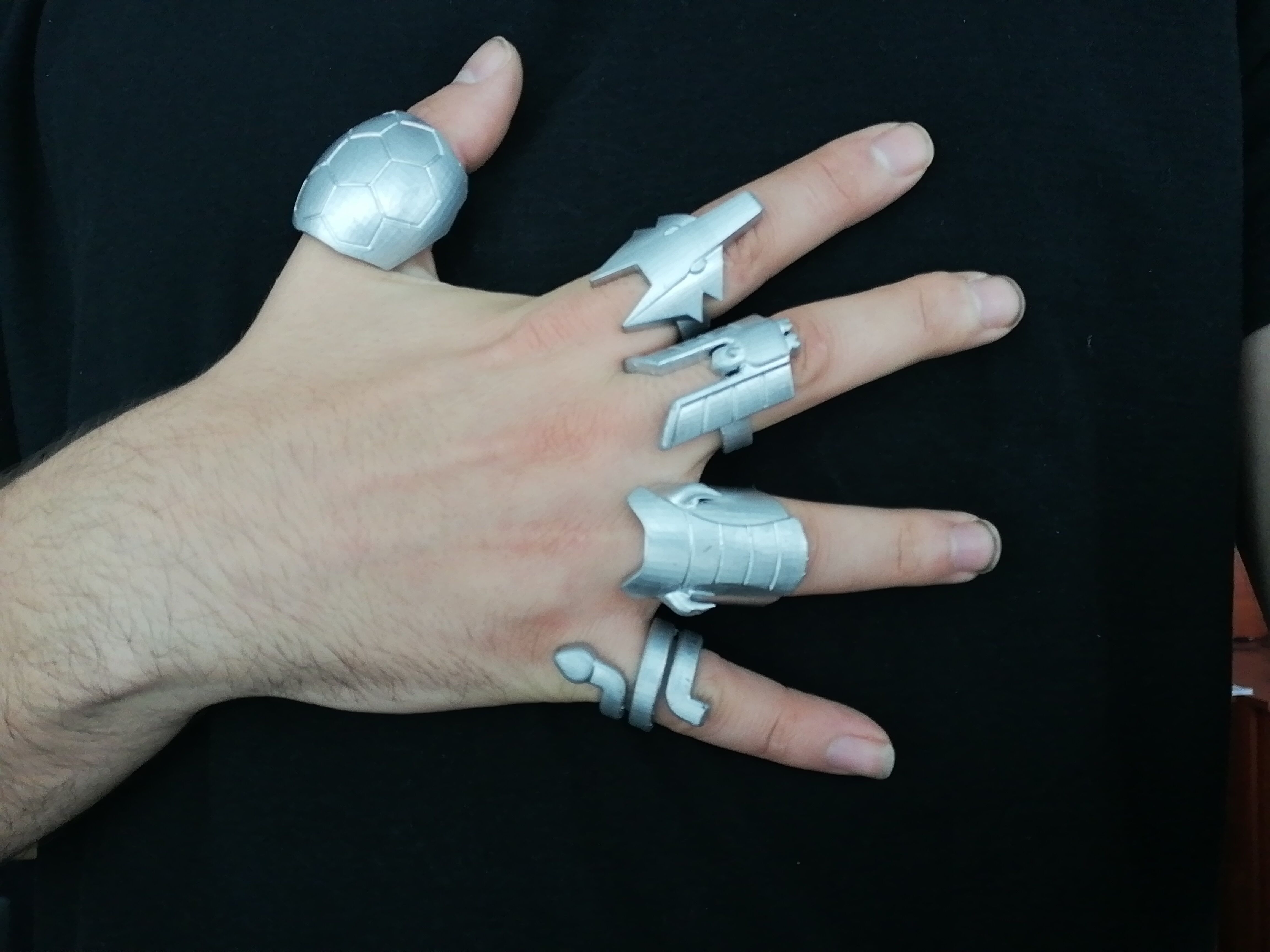 SILVER ARMS from Shaman king Free 3D print model_6