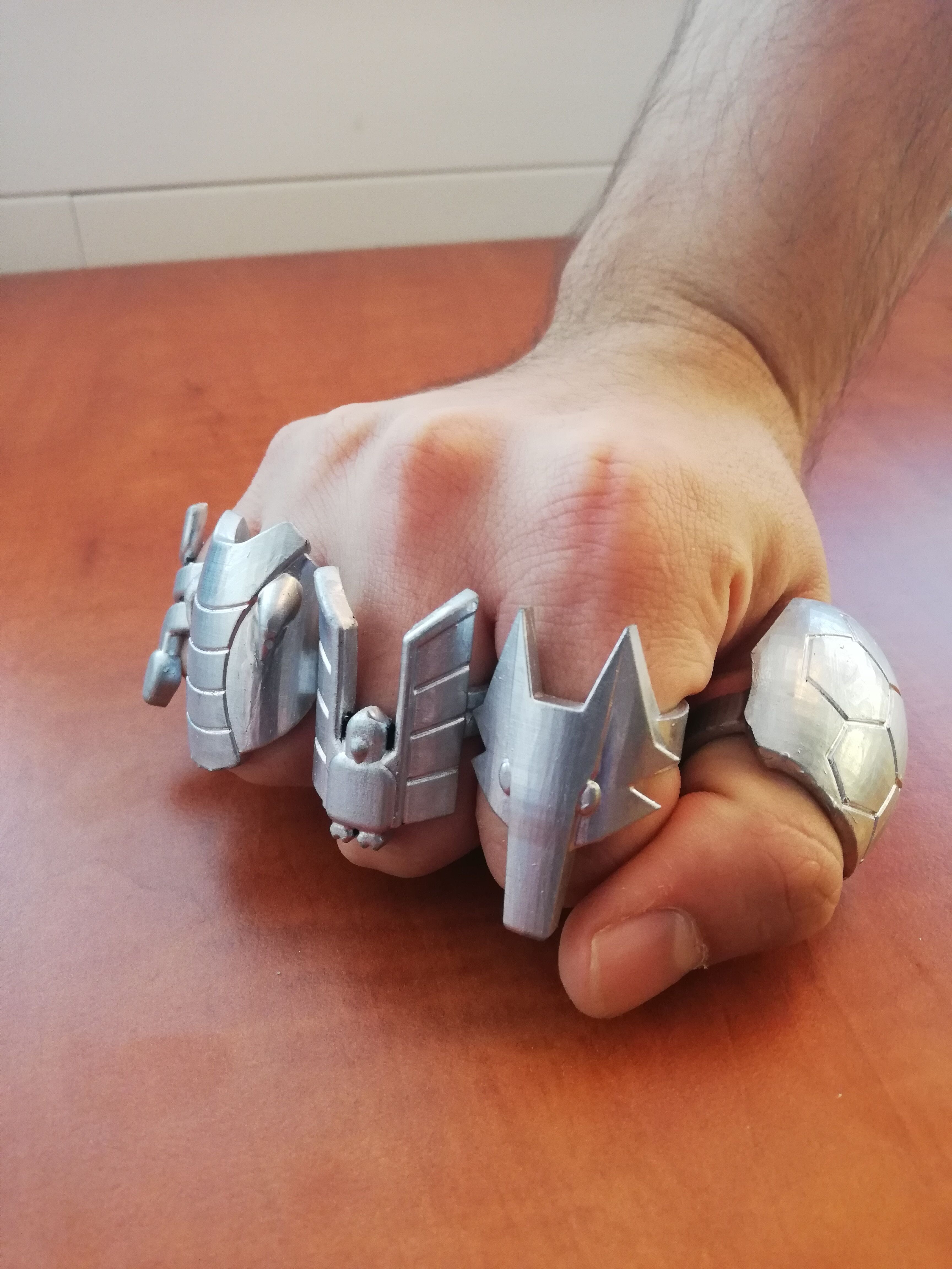 SILVER ARMS from Shaman king Free 3D print model_4