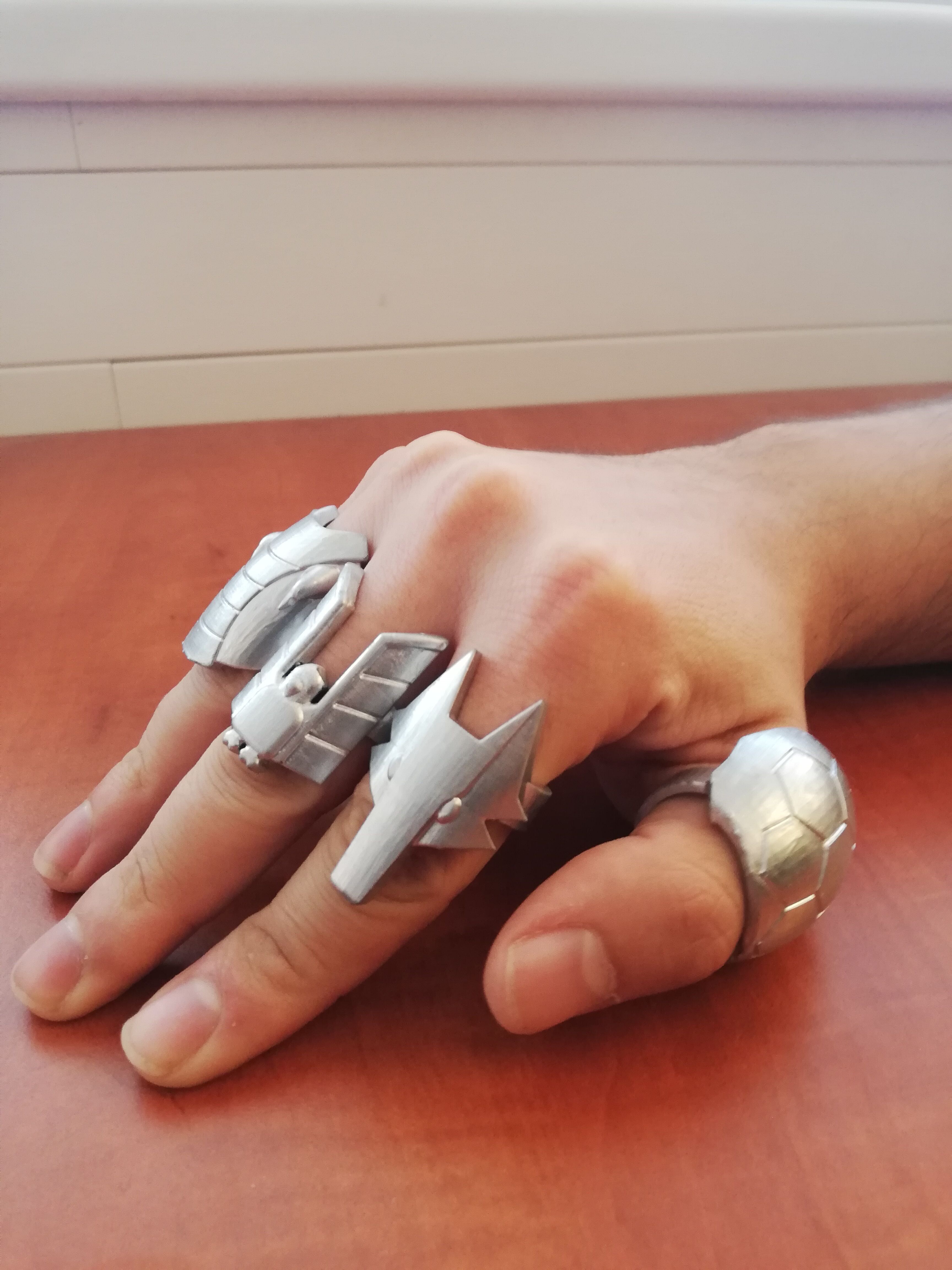 SILVER ARMS from Shaman king Free 3D print model_3