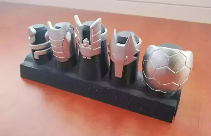 SILVER ARMS from Shaman king Free 3D print model SILVER ARMS from Shaman king Free 3D print model