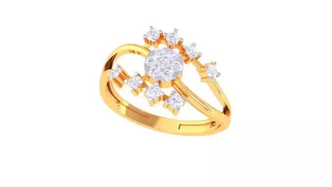 Women Ring MTL 3dm STL OBJ FBX Details