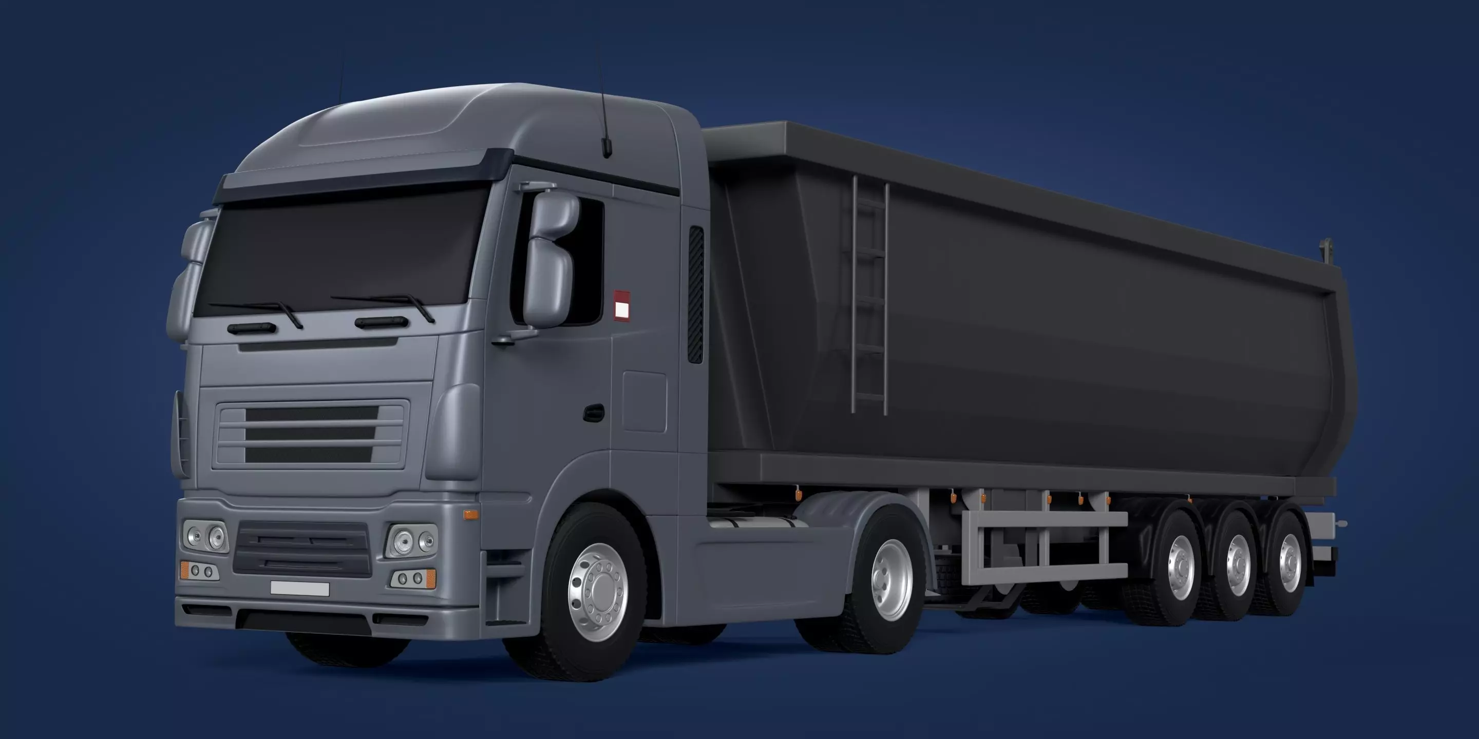 Generic Tipping - Dump- Construction Truck 3D model