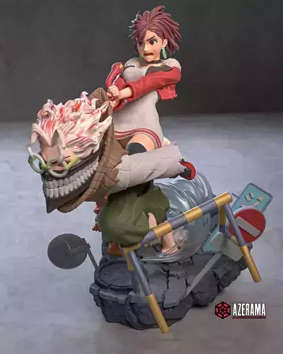 Momo and Okarun STL Ready for 3D Printing 3D print model